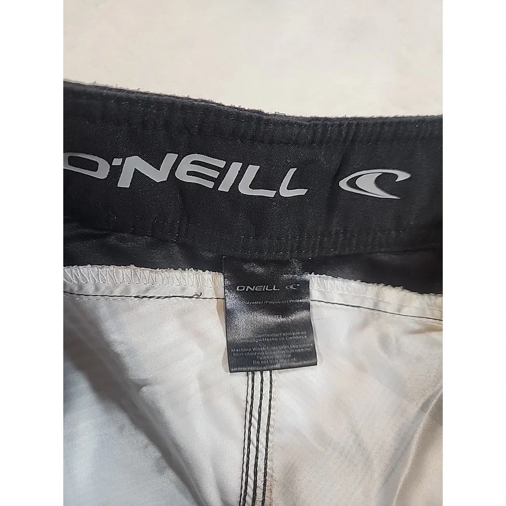 Oneill Swim Trunks Orange‎ Black Size 33
